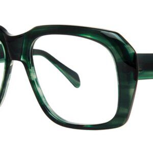 Goliath I ULTRA Eyeglasses Eye Glasses Full Rim Square Vintage Casino 58mm Green